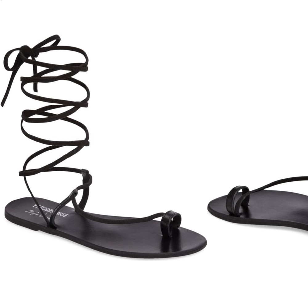 Amuse society wrap around sandal